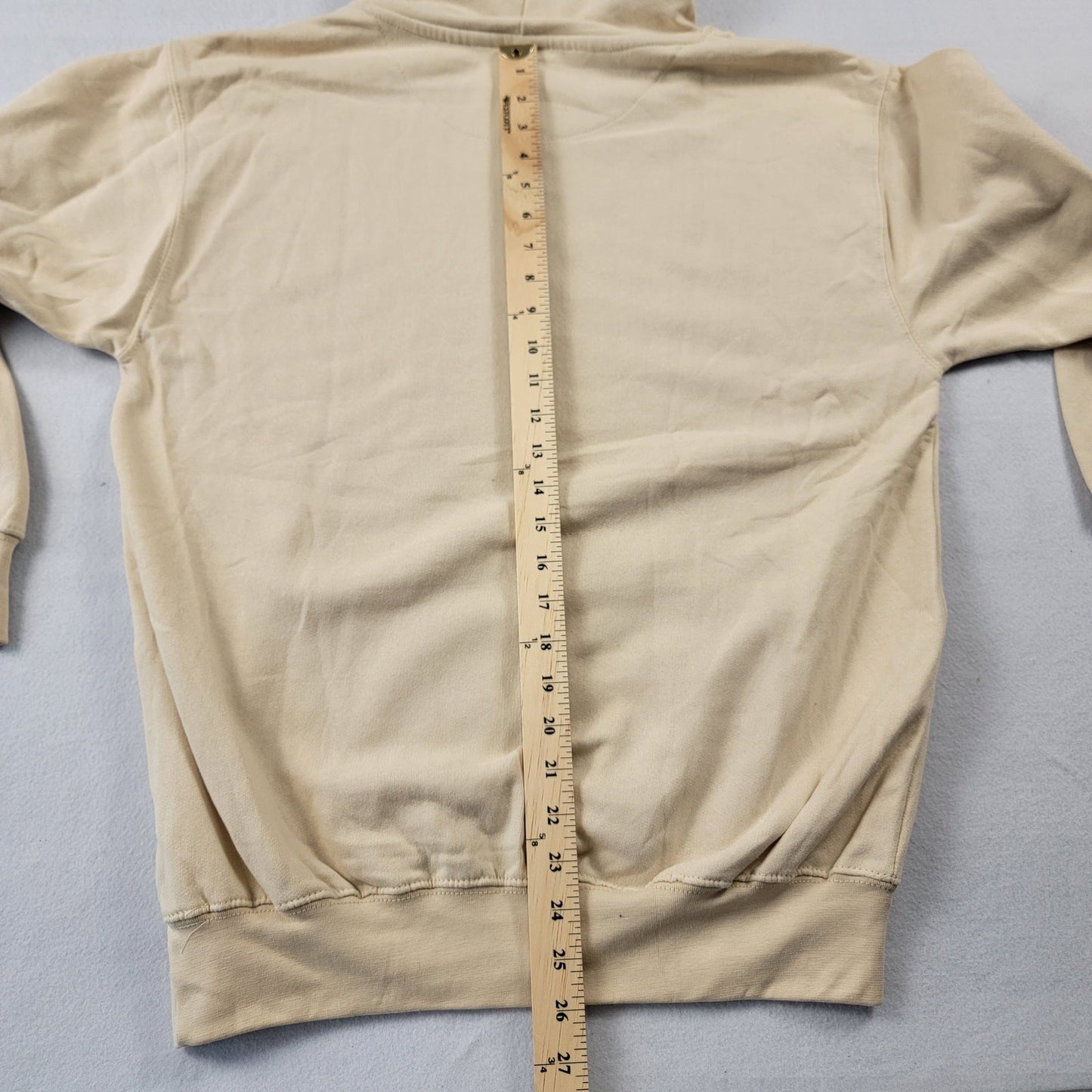 Sugar Flower 'Definition of Toxic' Hoodie Beige Sz M
