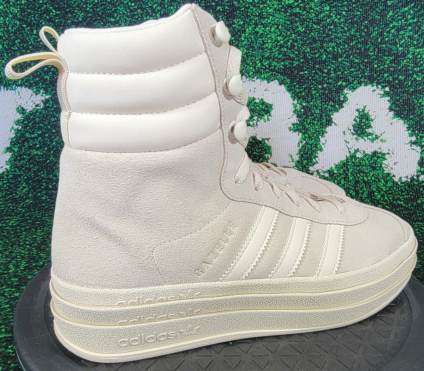 Adidas Originals Gazelle Boot Womens Sz 6.5 White ID69843