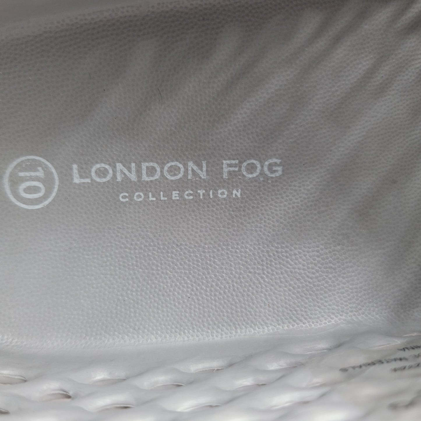 London Fog Mens Size 10M Gray Bately Slip On Waterproof Lightweight Casual