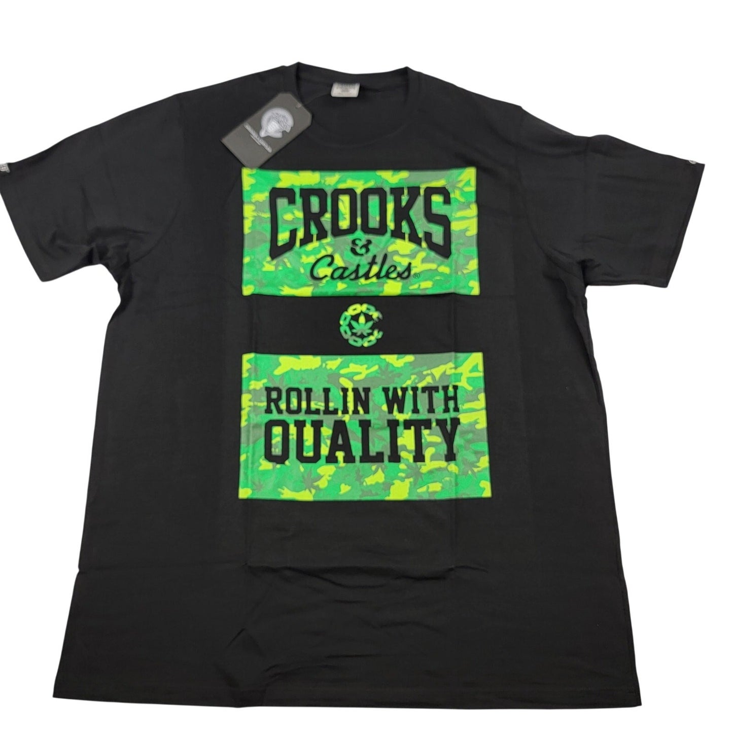 Crooks & Castles 3 TShirt Lot NWT 2XL Light Up Rollin With Quality 7253