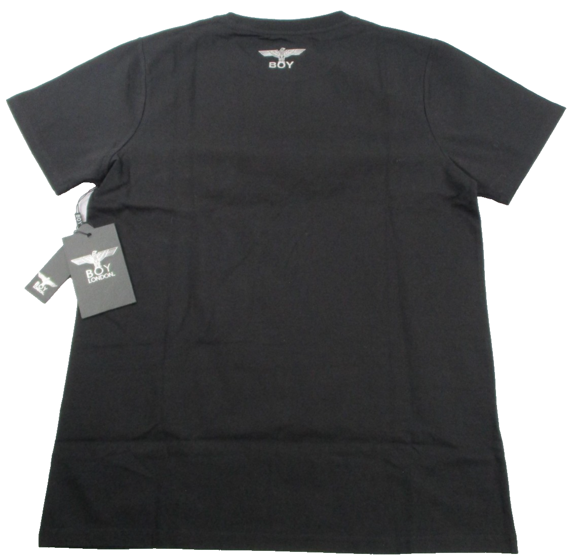 Boy London Shirt Mens Medium Black Eagle Logo Graphic Stretch Tee Punk 1305071