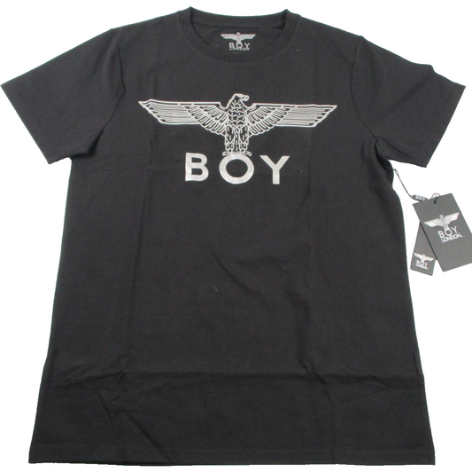 Boy London Shirt Mens Medium Black Eagle Logo Graphic Stretch Tee Punk 1305070