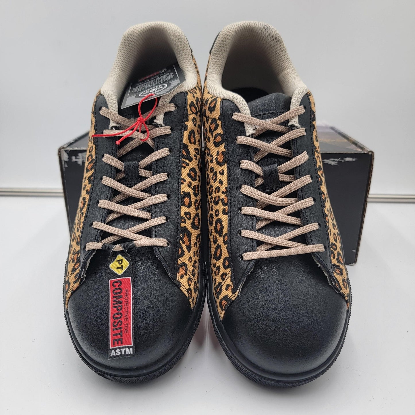 Rocky SR Casuals Women's Leopard Composite Toe Work Shoes