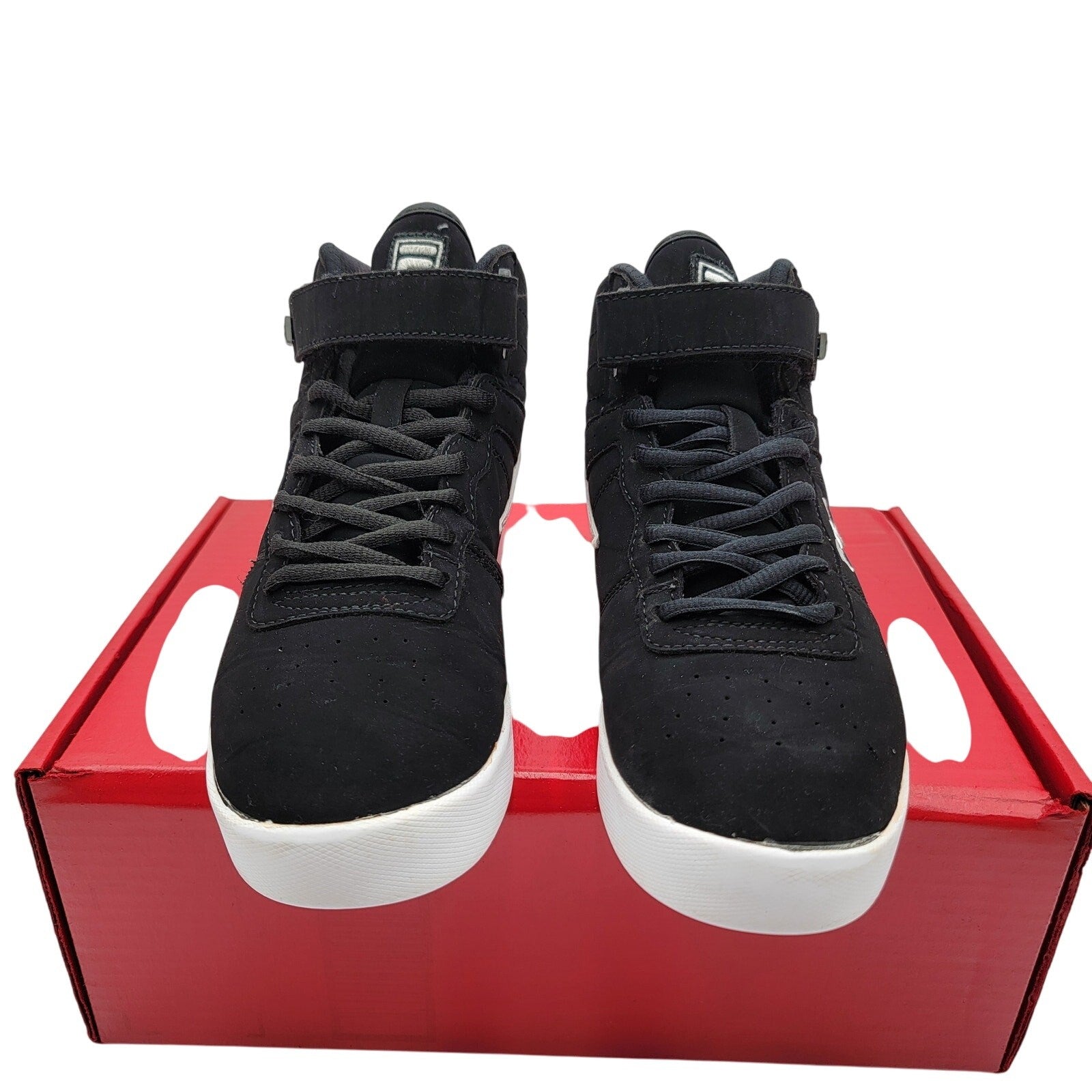 Fila Vulc 13 Mid Top Black/white Women US 8 Sneakers Lace Up 5CM00103013