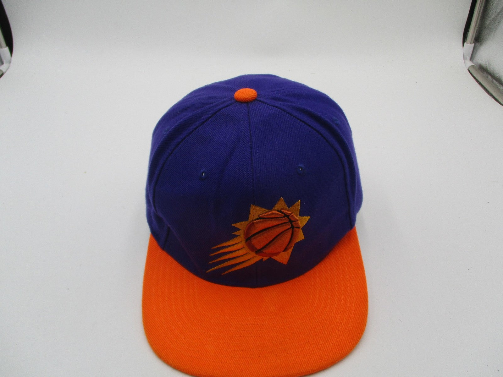 Phoenix Suns Embroidered Snapback Cap OSFM Purple NBA Basketball Mitchell Ness2