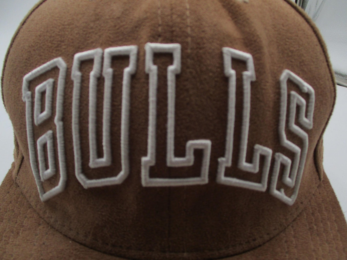 Chicago Bulls Hat Cap Snap Back One Size Brown NBA Basketball Mens Ultra Game3