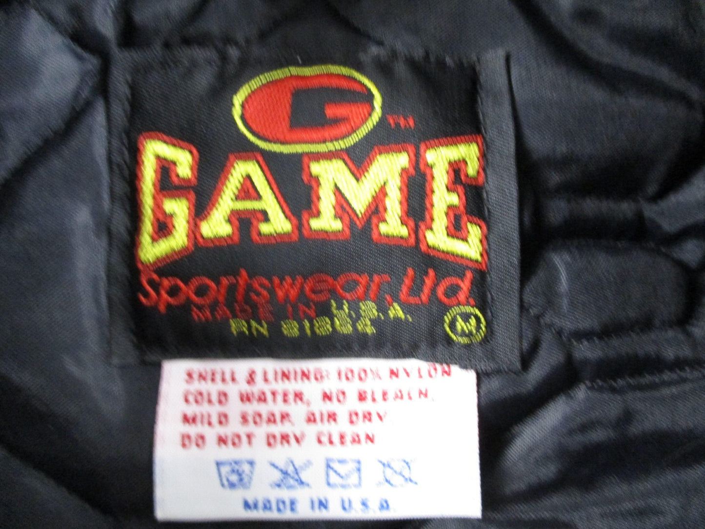 Game Sportswear Jacket Womens Medium Black Nylon Legendary Motorworks Corvette2