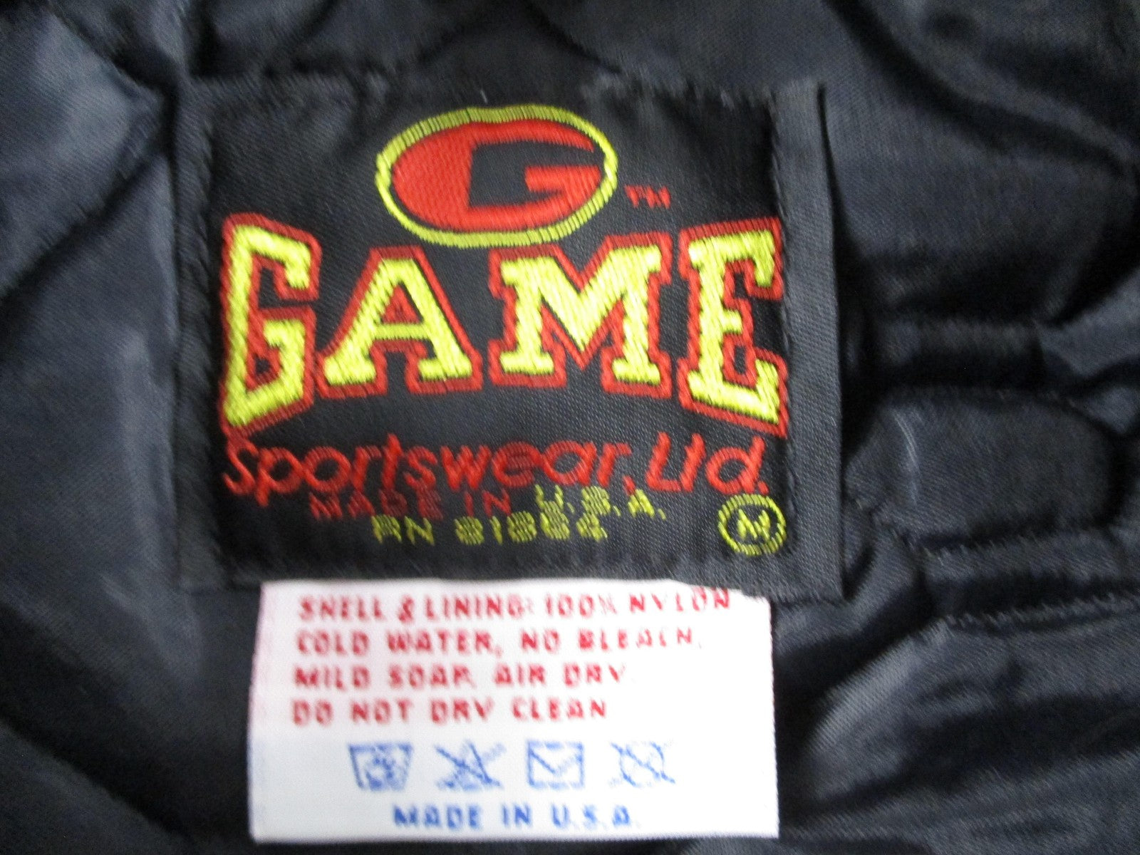 Game Sportswear Jacket Womens Medium Black Nylon Legendary Motorworks Corvette2