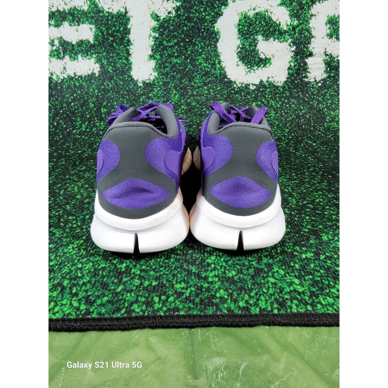 Nike Girls Free 5.0 580558501 Court Purple Low Top Lace Up Sneakers Size 7Y1