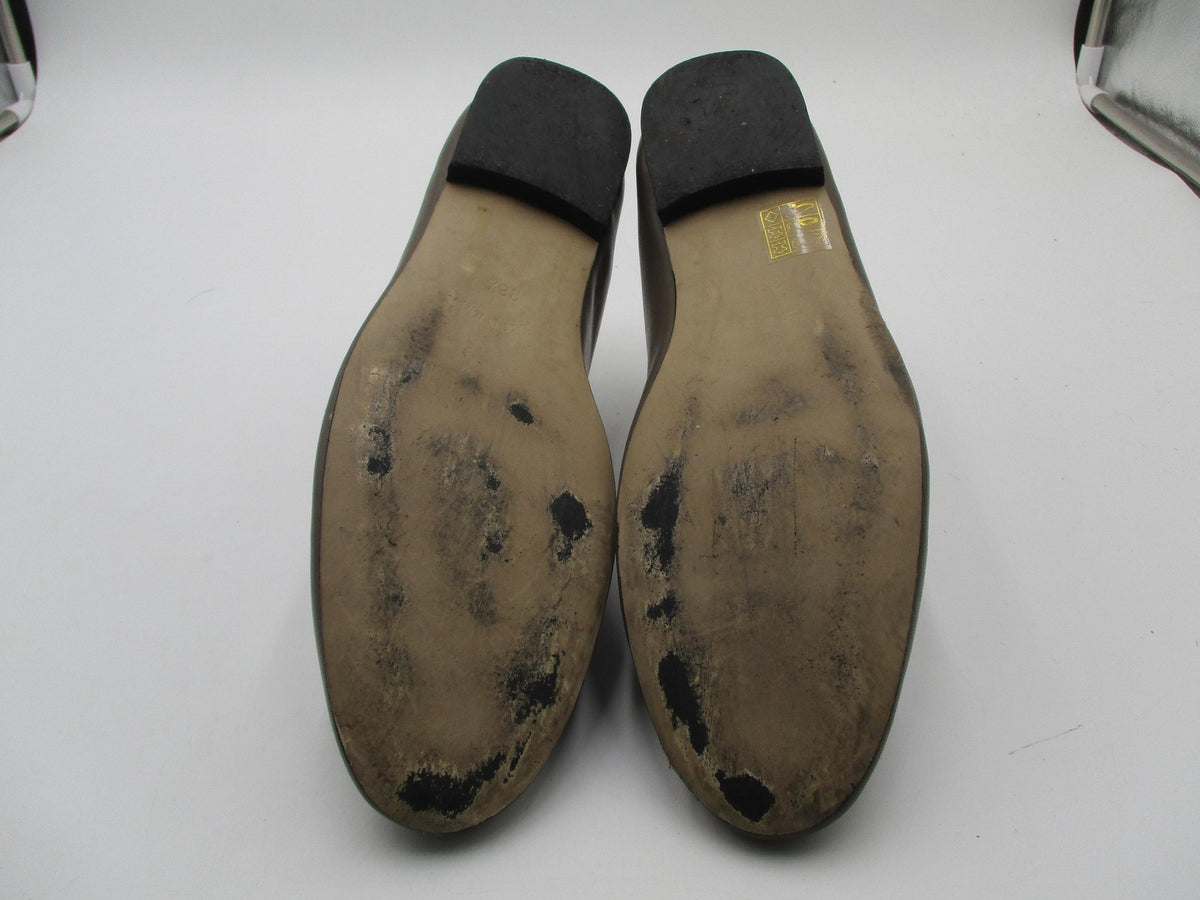 A. Soliani Shoes Womens Size 8 Brown Leather Horsebit Loafers Made In Italy6