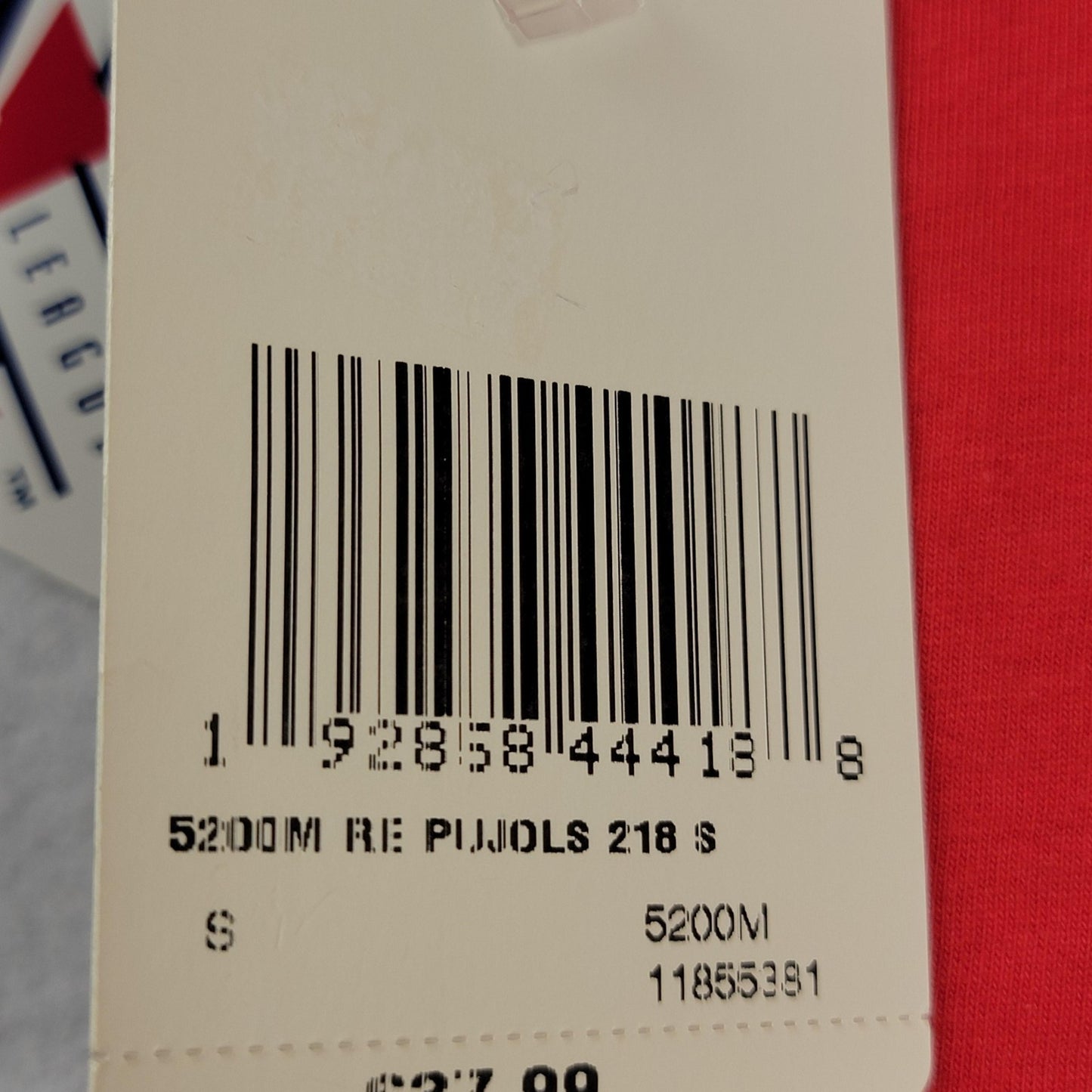 Los Angeles Angels Shirt Mens Small Red Baseball 3000 Hits Pujols New Era 998997