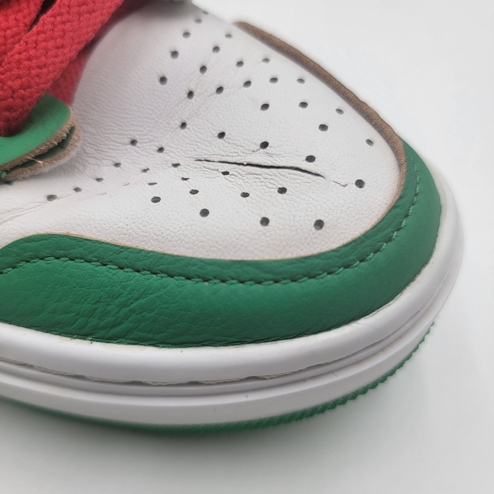 Nike W Air Jordan 1 Elevate Low SE DQ8394301 W Size 6, Green/Black/White