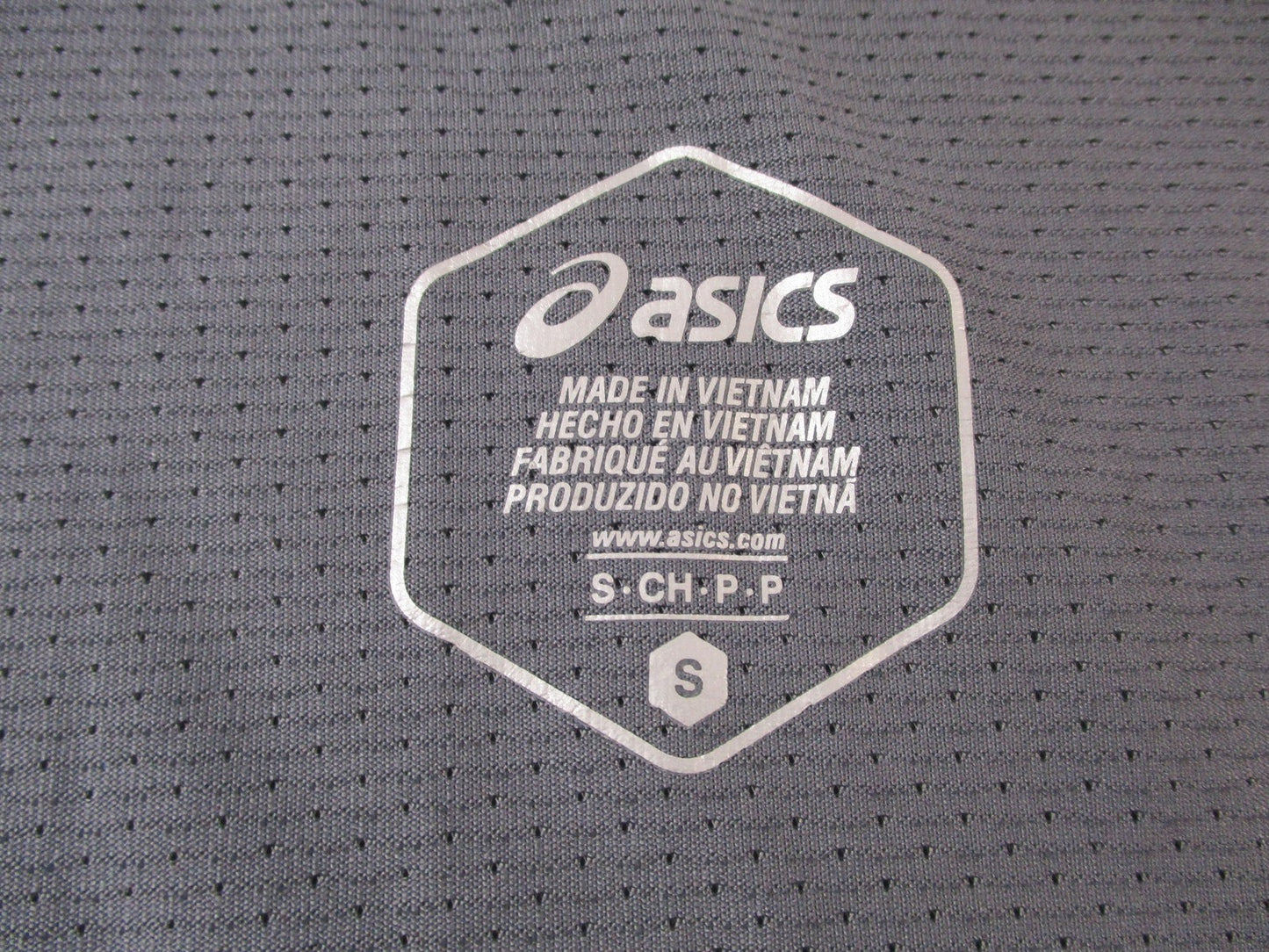 ASICS Mixed Media Tank Top Mens Small Gray Reflective Running ACTV3234MS5 15032