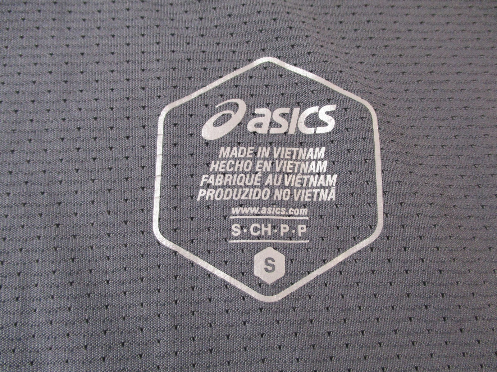 ASICS Mixed Media Tank Top Mens Small Gray Reflective Running ACTV3234MS5 15032