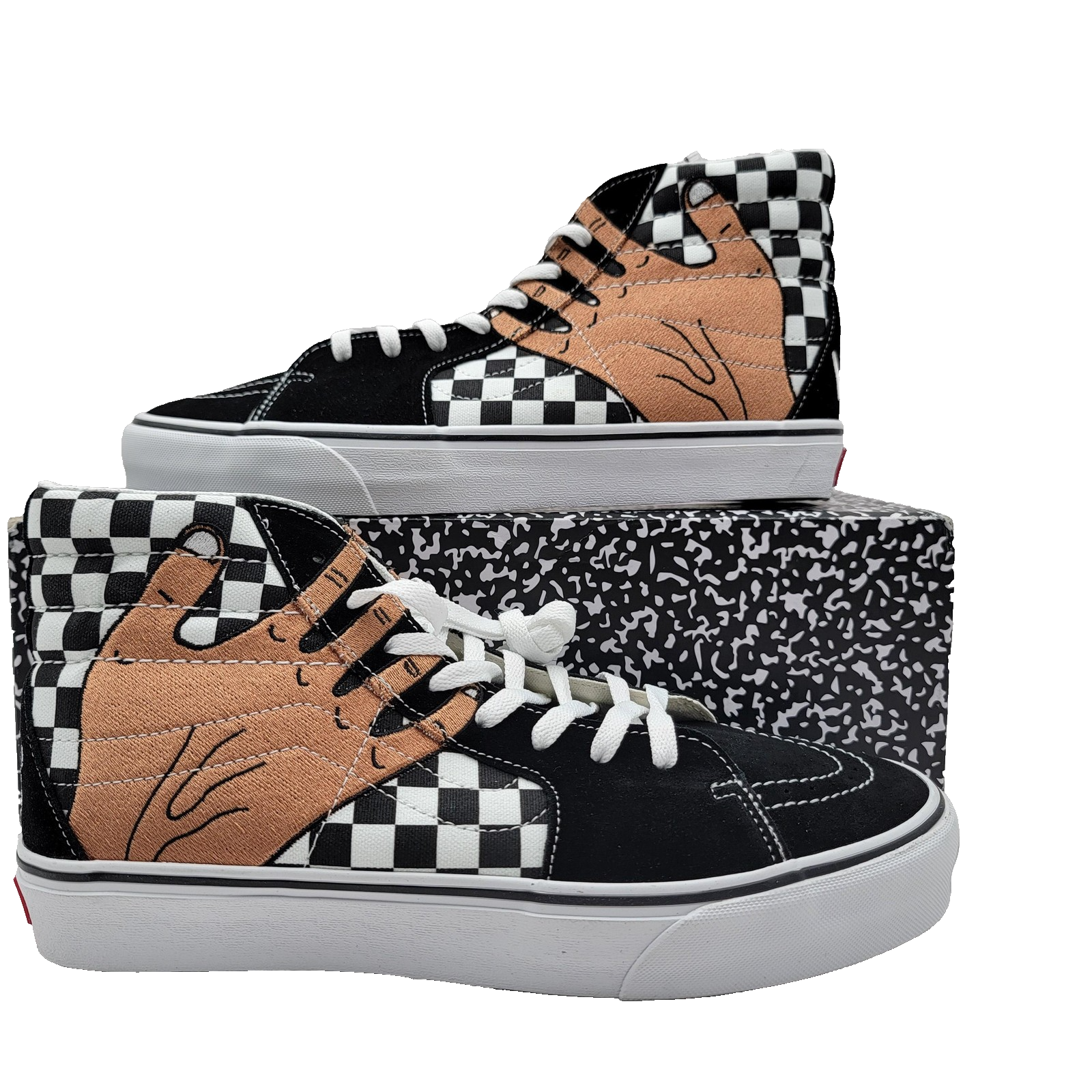 Vans Sk8Hi Vr3 Lx Shoes Mens Size 11 Checkerboard Potato Hand Vault EcoCush0