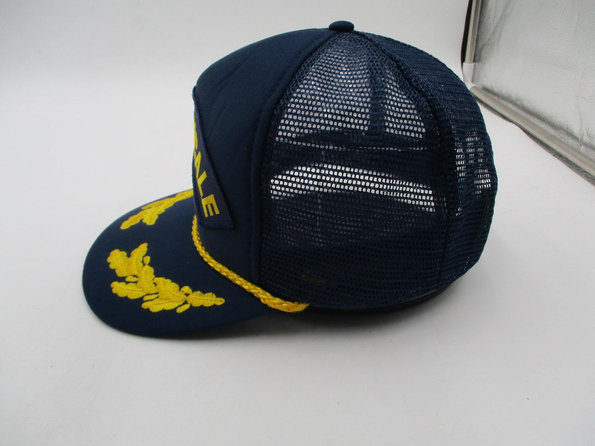 Vintage MS Tropicale Hat Cap Snap Back Mens One Size Blue Nautical Embroidered4