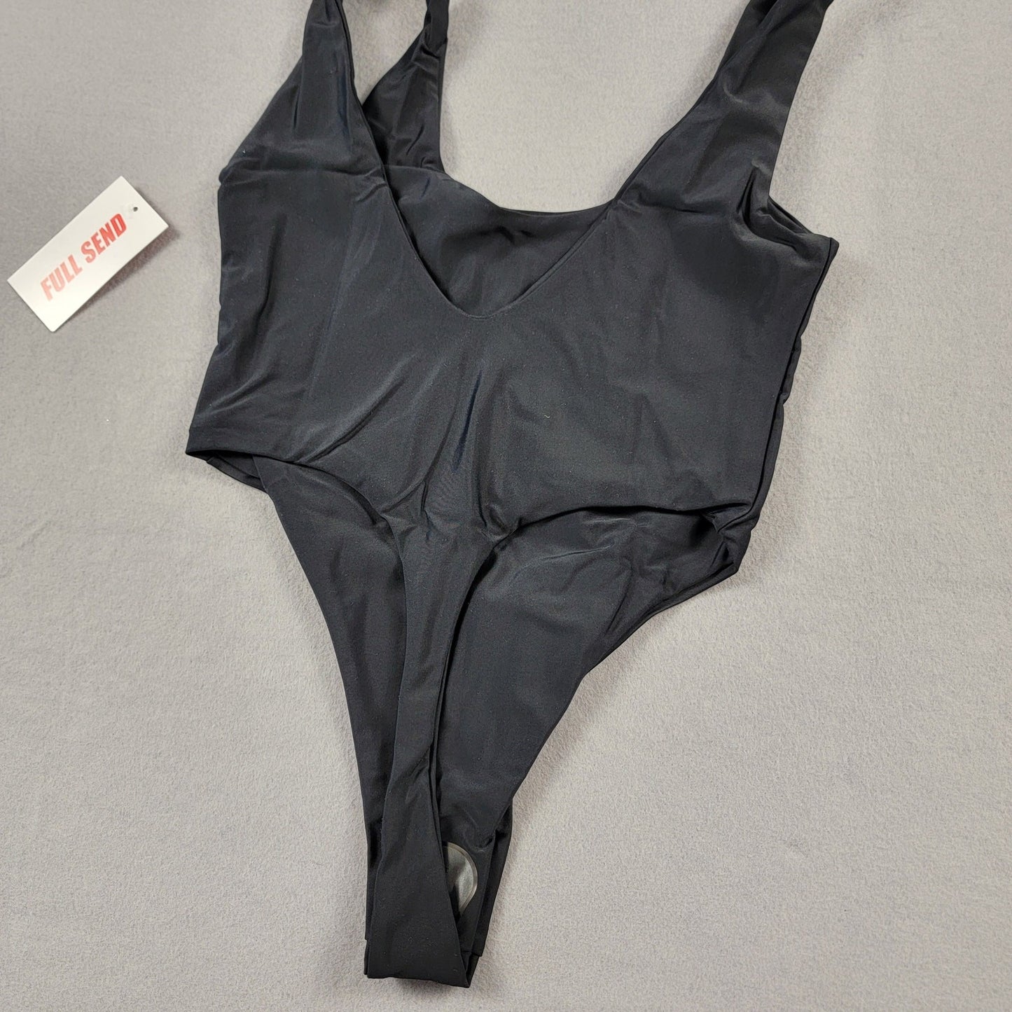 Full Send Women's One Piece Black Swimsuit  Size S