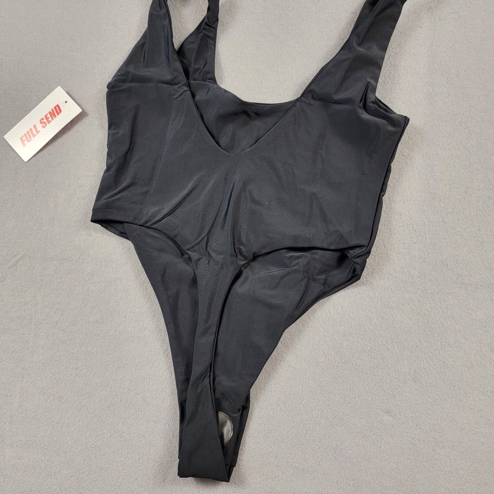 Full Send Women's One Piece Black Swimsuit  Size S