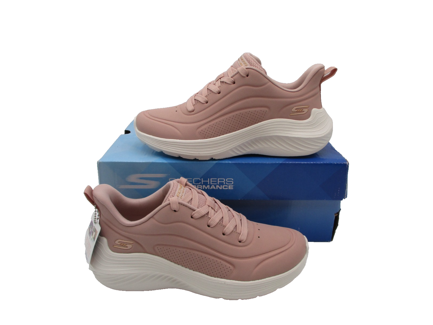 Skechers Bobs Squad Waves Blush Pink Women’s Sneakers Size 5.5 – Memory Foam1