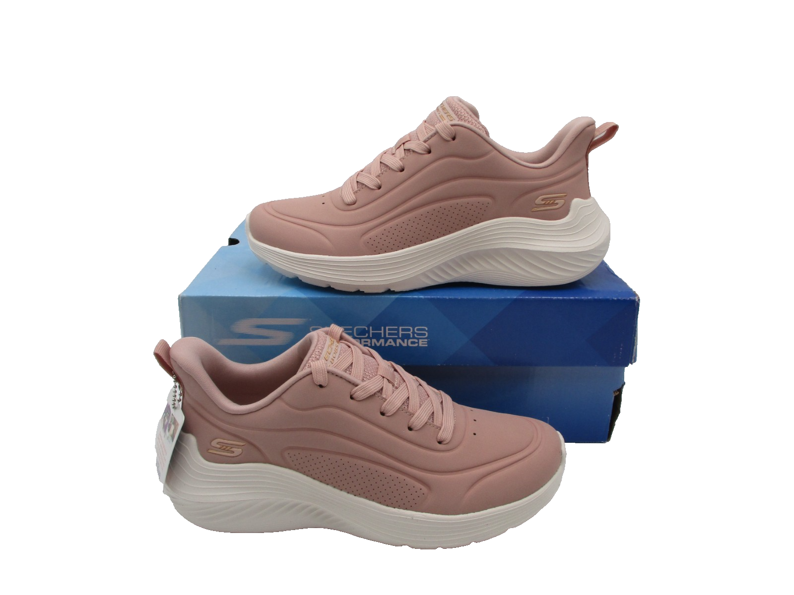 Skechers Bobs Squad Waves Blush Pink Women’s Sneakers Size 5.5 – Memory Foam1