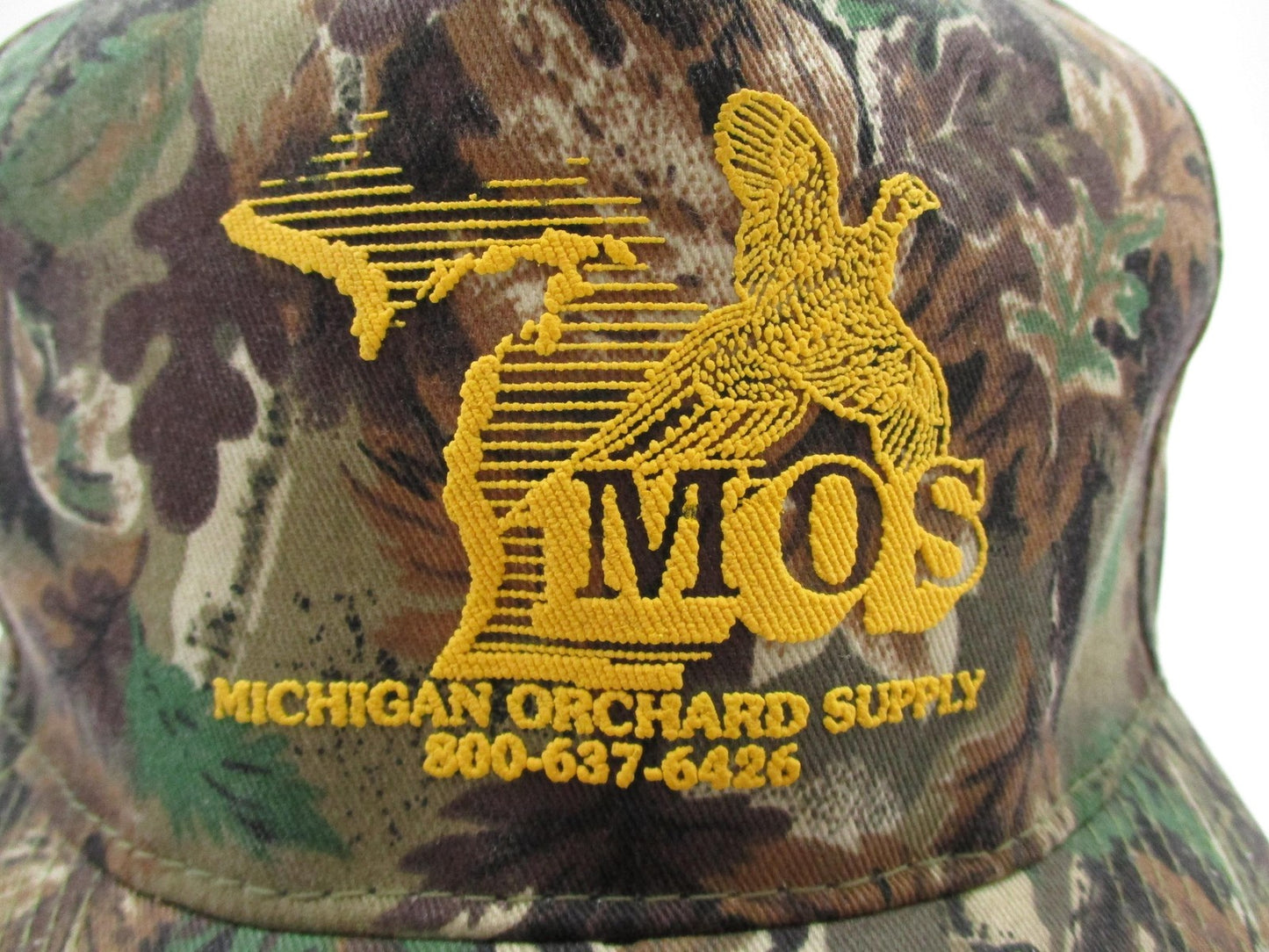 Michigan Orchard Supply Hat Cap Snap Back Mens One Size Green Camo Otto Hunting1