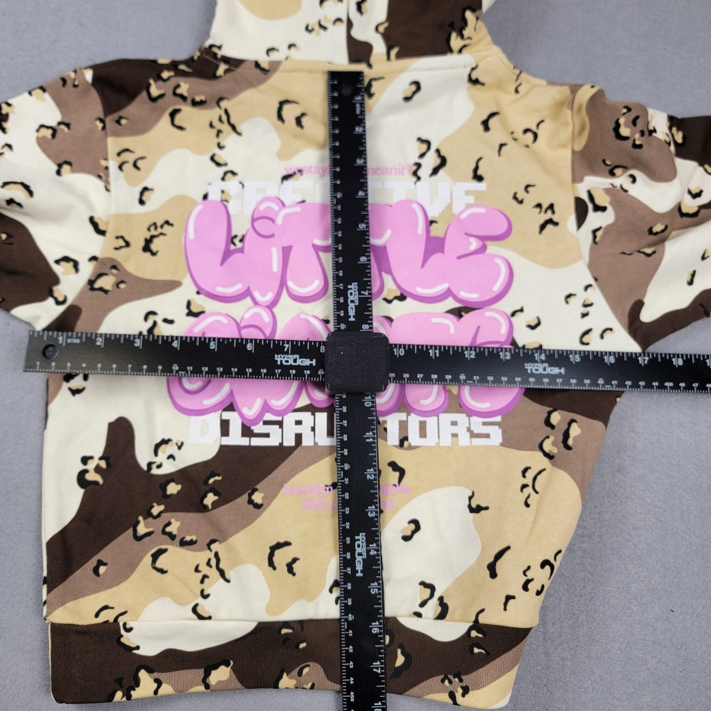 Little Giants Hoodie Youth 4T Choc Chip Camo Creative Disruptors Pullover