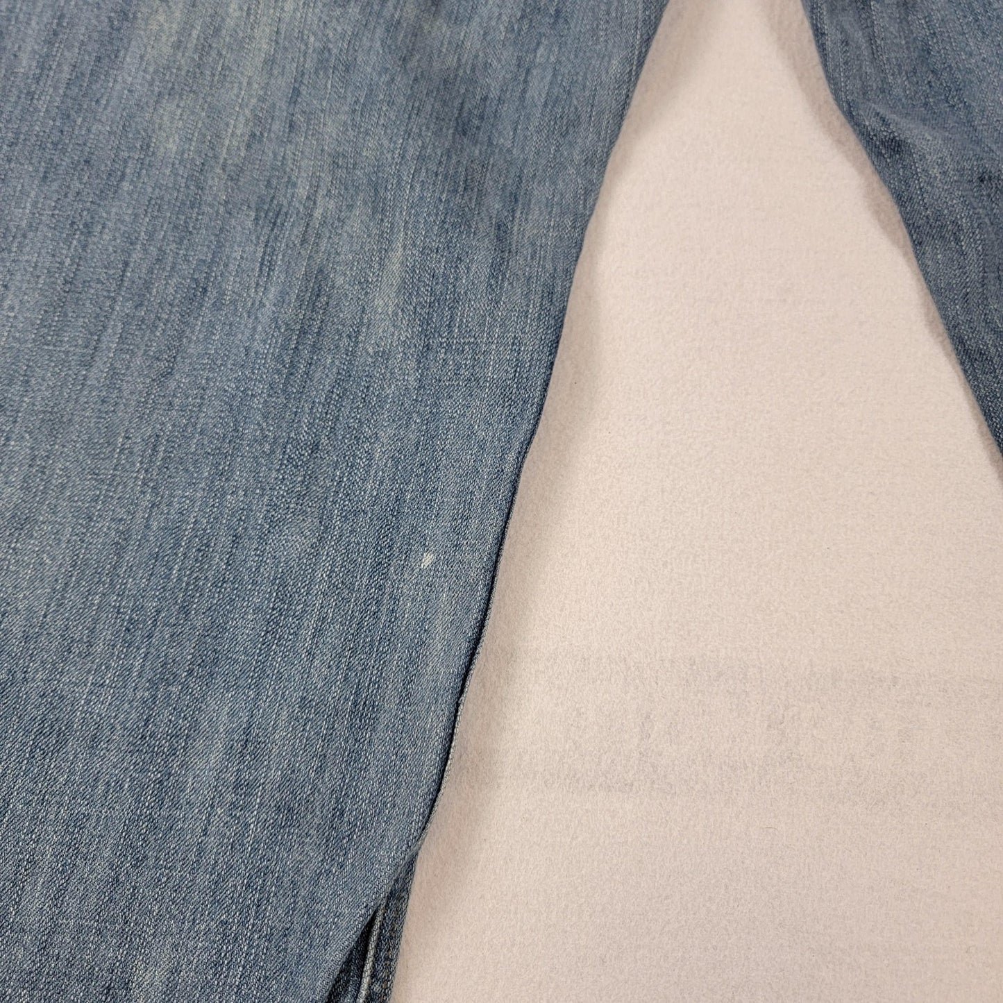 Moschino Jeans Jeans Mens 36 Blue Denim Straight Leg Peace Sign Back Pocket 11916