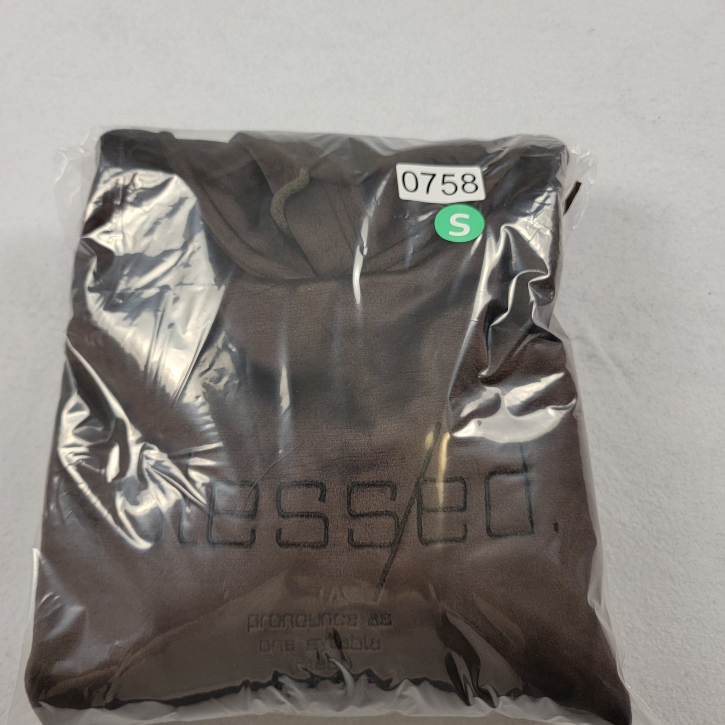 THC Hideout Clothing Blessed Velour Hoodie Brown Small Limited Edition 7587597