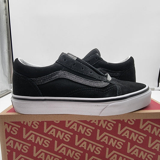 Vans Old Skool Kids 'Glitter Sidestripe  Black' Sz 3K VN0A4BUUXNO0
