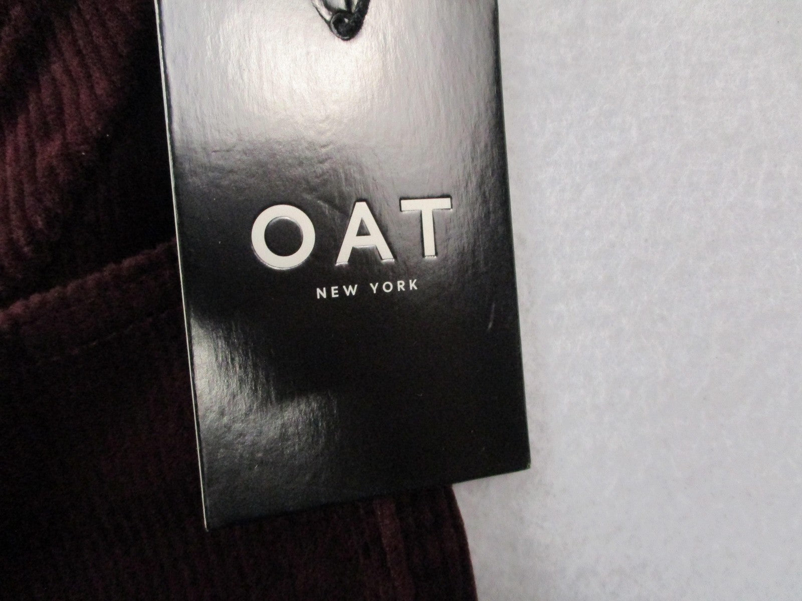 OAT New York HighRise Skinny Jeans Womens 26 Red Corduroy Stretch Fall 14434