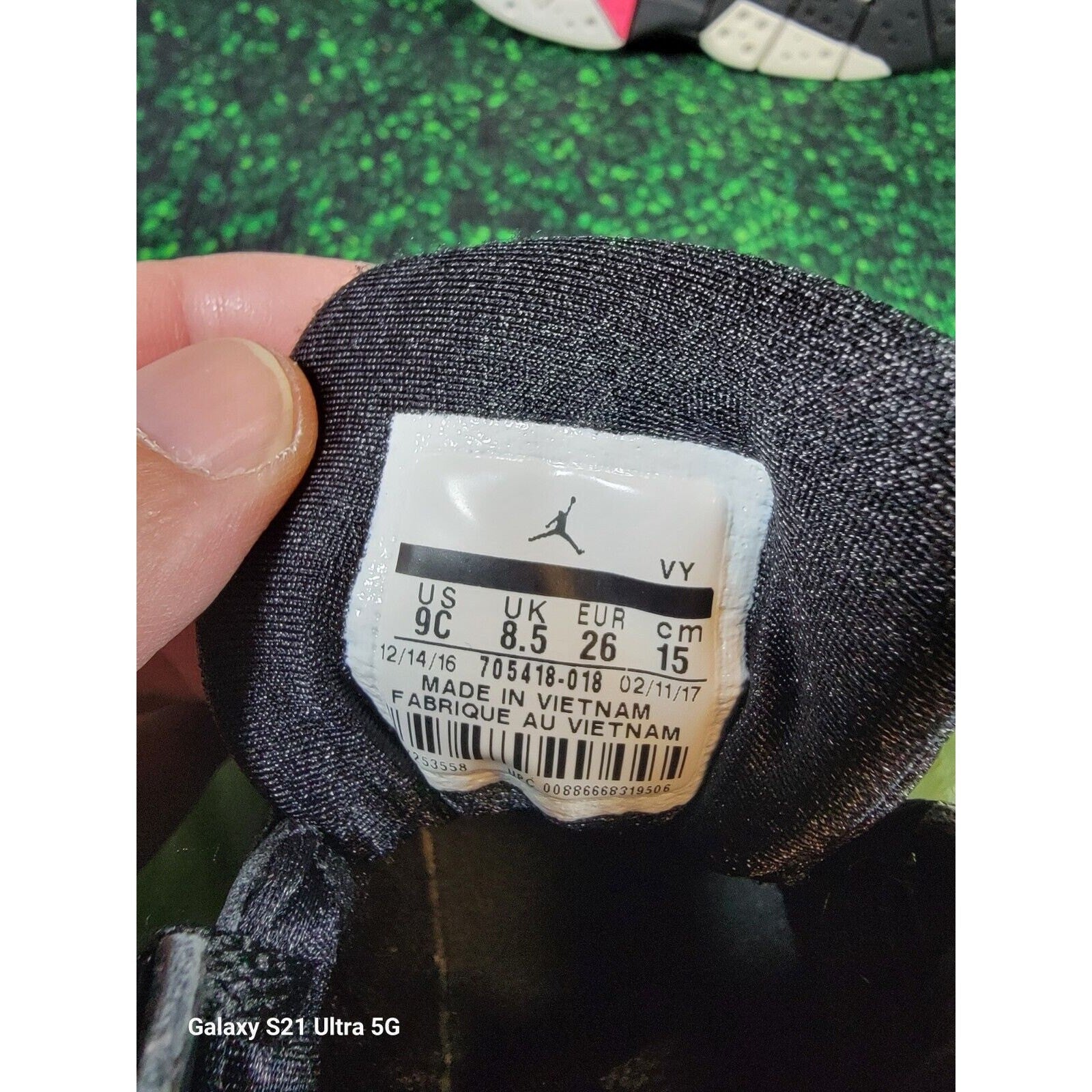 Nike Air Jordan 7 Retro TD Hyper Pink Size 9C 7054180187