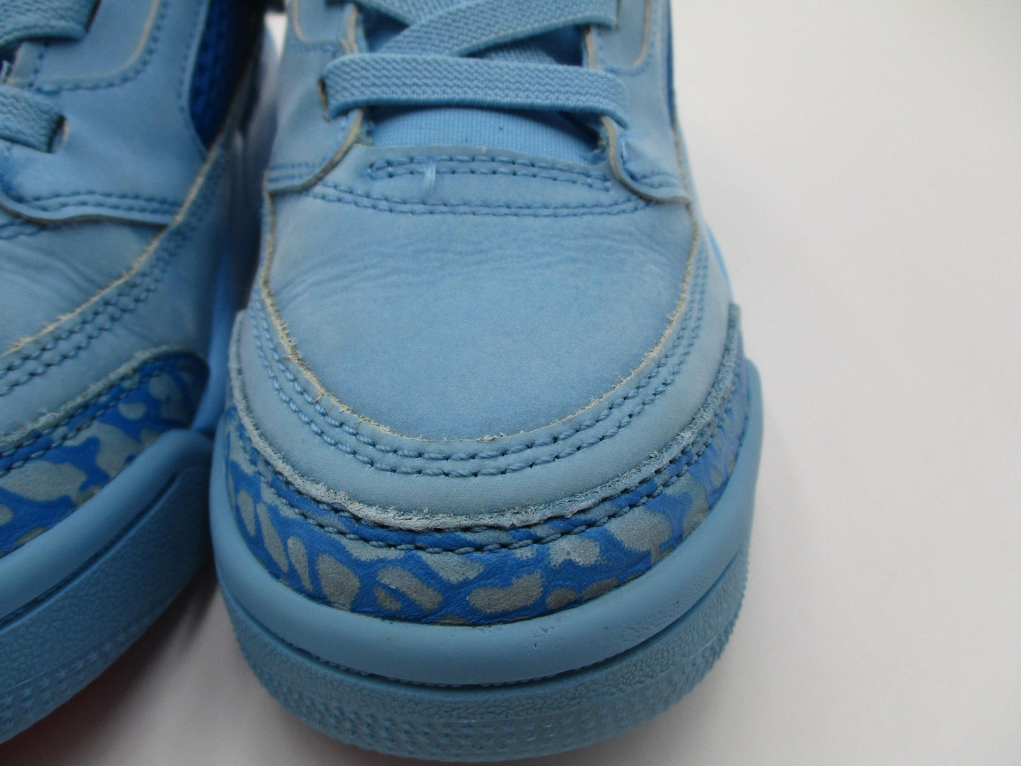 Jordan Spizike Low Oilers Shoes Youth 2Y Blue Basketball Sneakers FQ3951-4005