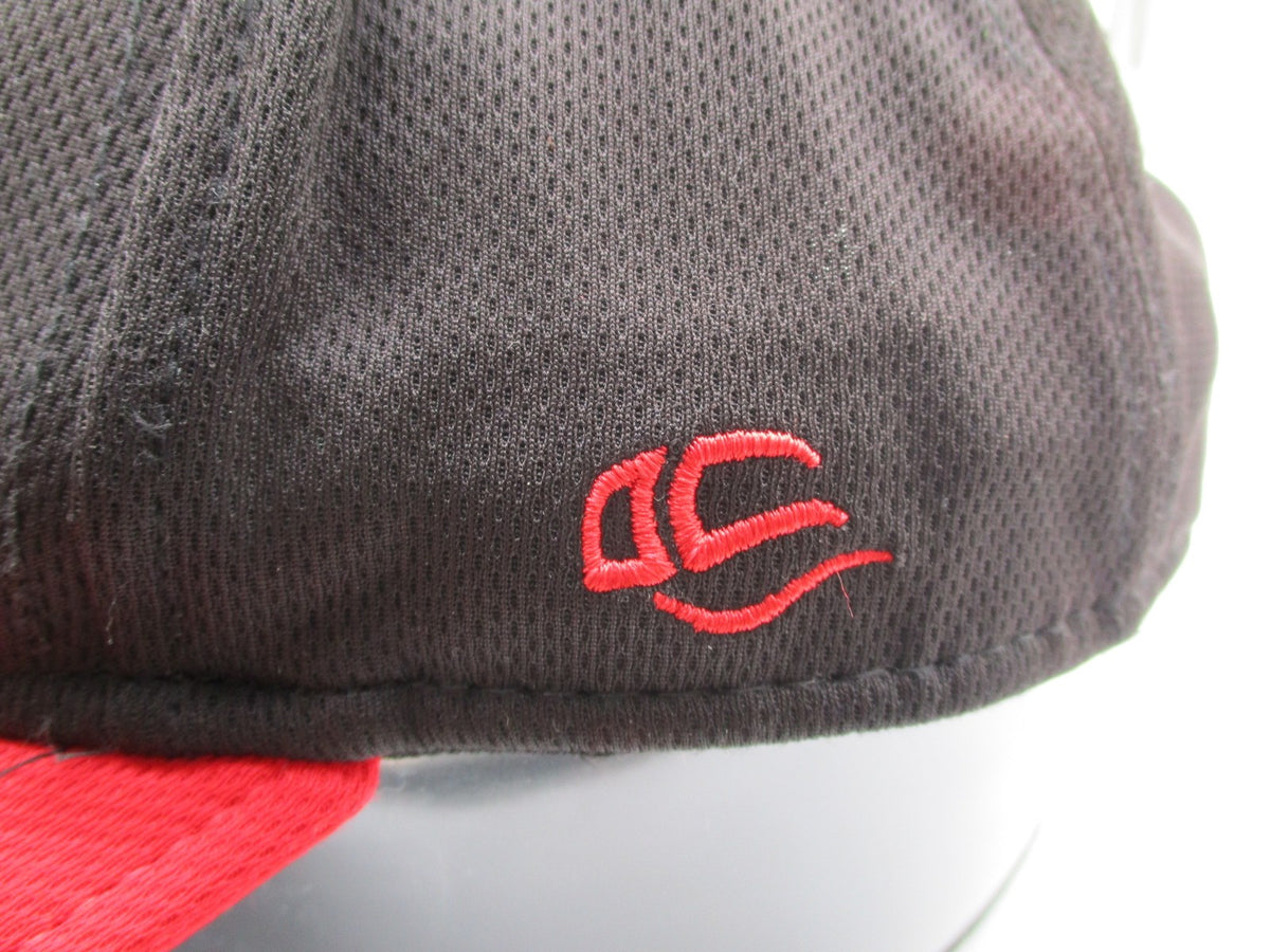 Big Reds PH Hat Cap Strap Back One Size Black Red Mesh Logo OC Sports Mens5