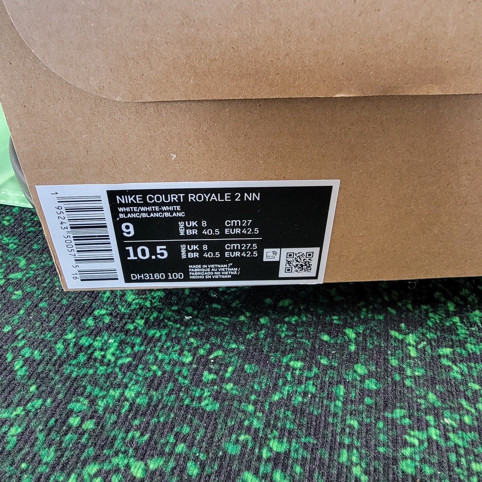 2022 Court Royale 2 Next Nature 'Triple White' Sz 9 NWB10