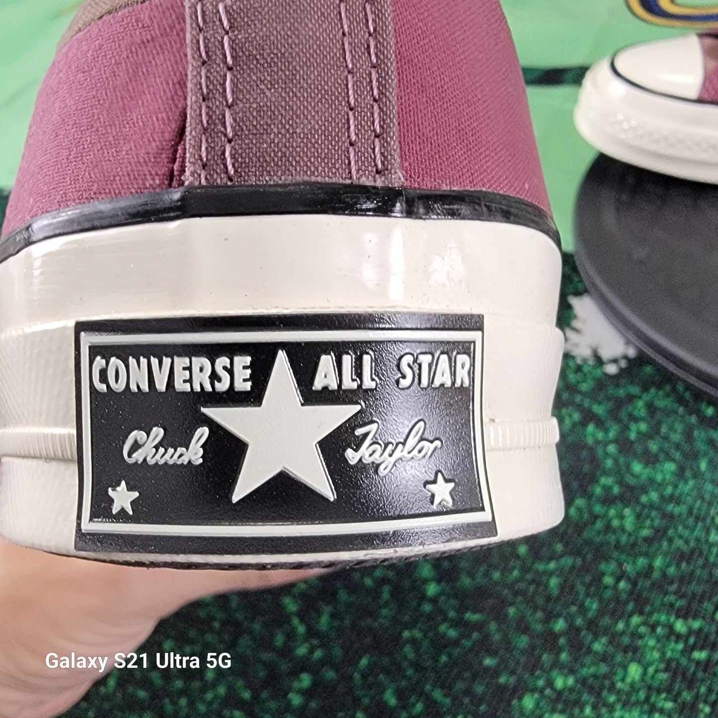 Converse Chuck Taylor AllStar Hi Plant Color Patchwork Rose Taupe 170682C Sz 87