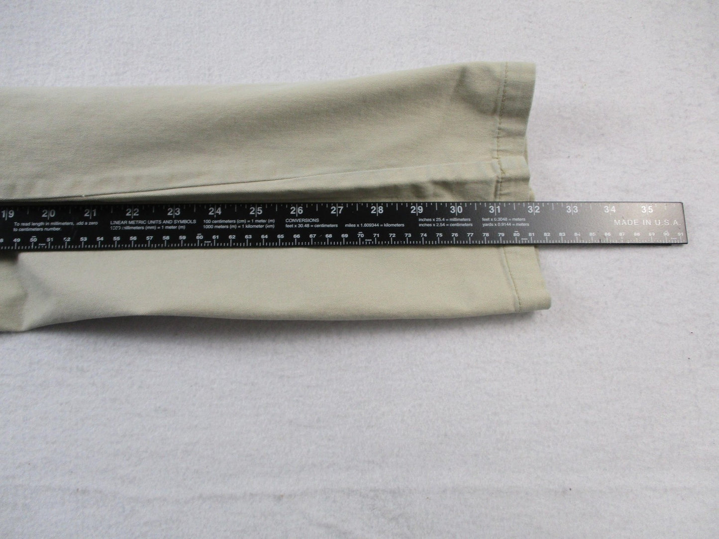 Old Navy Pants Mens 32x32 Beige Slim Chino BuiltIn Flex Stretch Khaki 14338