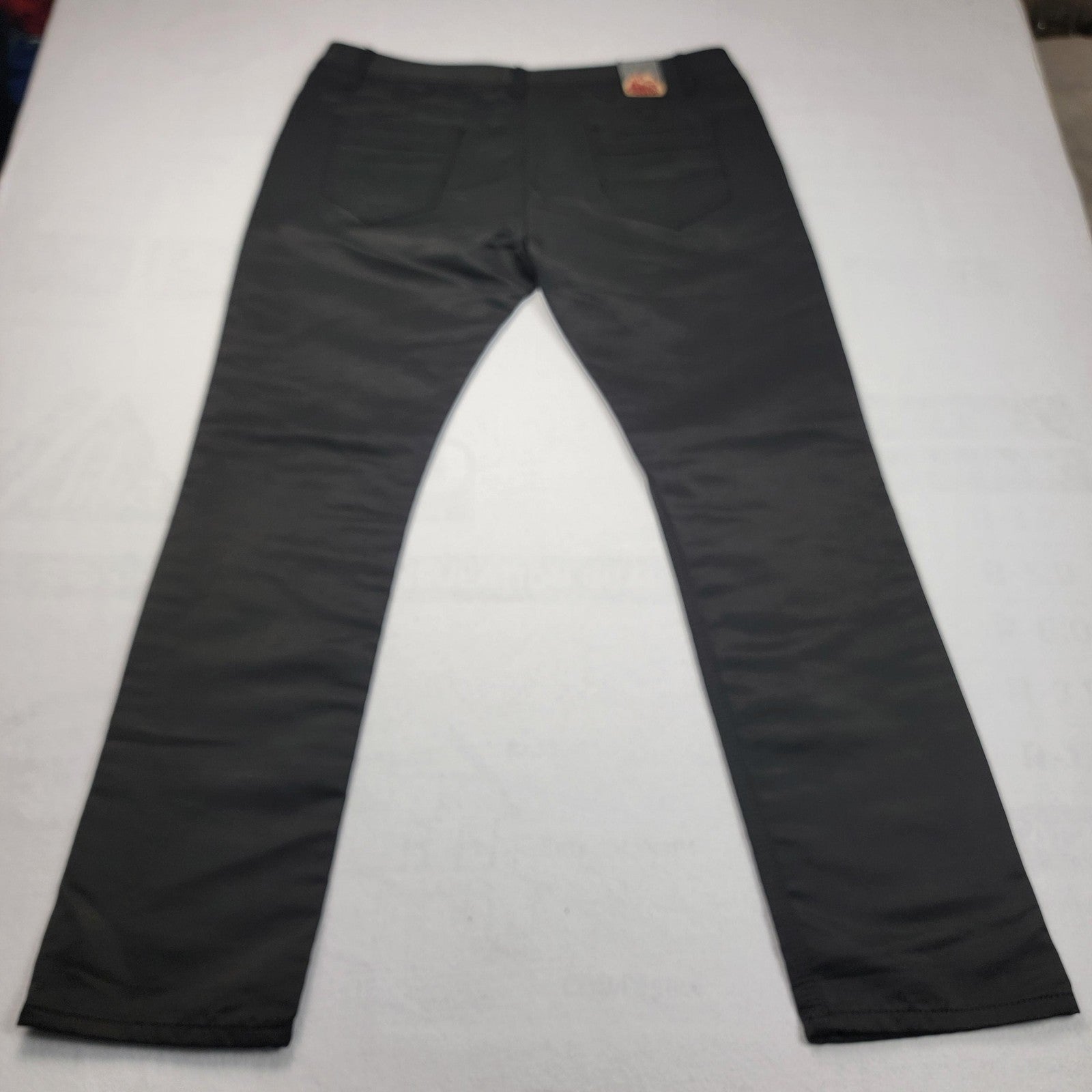 Platini Jeans Men 40 Black 5 Pocket Straight Leg Classic Casual Denim Pants 11981
