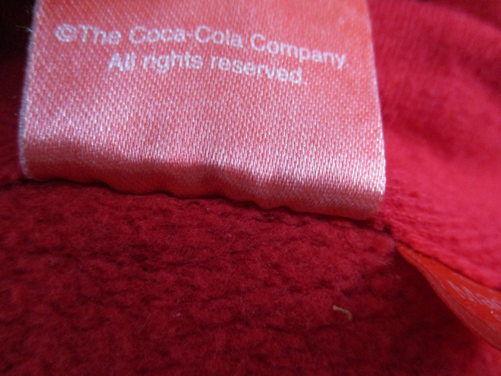 CocaCola Hoodie Mens Large Red Pullover Fleece Sweatshirt Ugly Christmas 16639