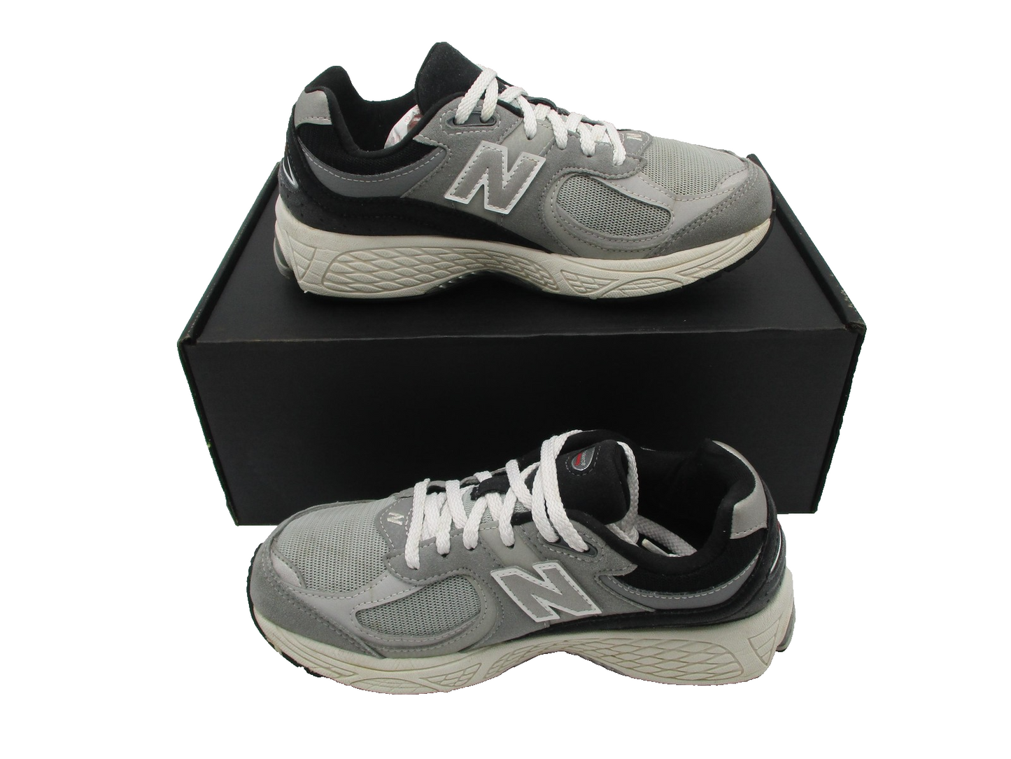 New Balance 2002R Big Kid 'Slate Grey Black' Sz 5.5 Running GC2002SG Sneaker 1R53