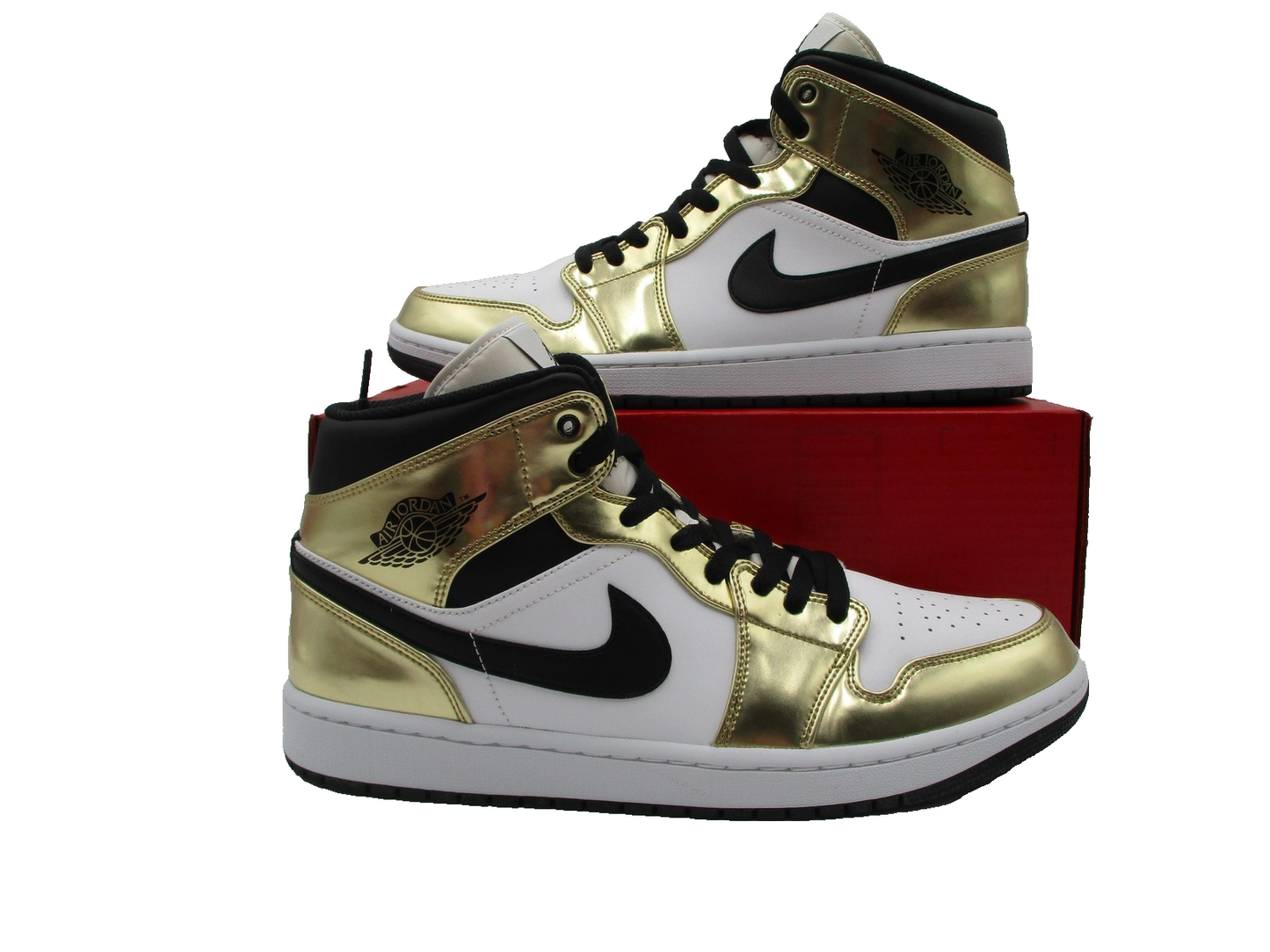 Nike Air Jordan 1 Mid SE Metallic Gold Shoes Men's Size 12 DC1419-700 1F80