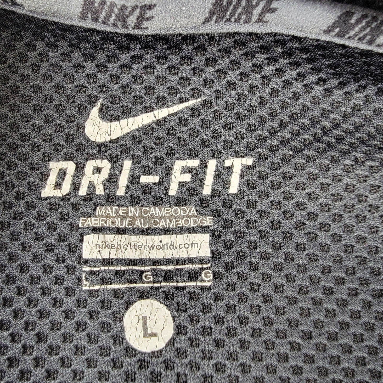 Nike Men’s 1/2 Zip DriFit Gray 453467010 Mens Sz L