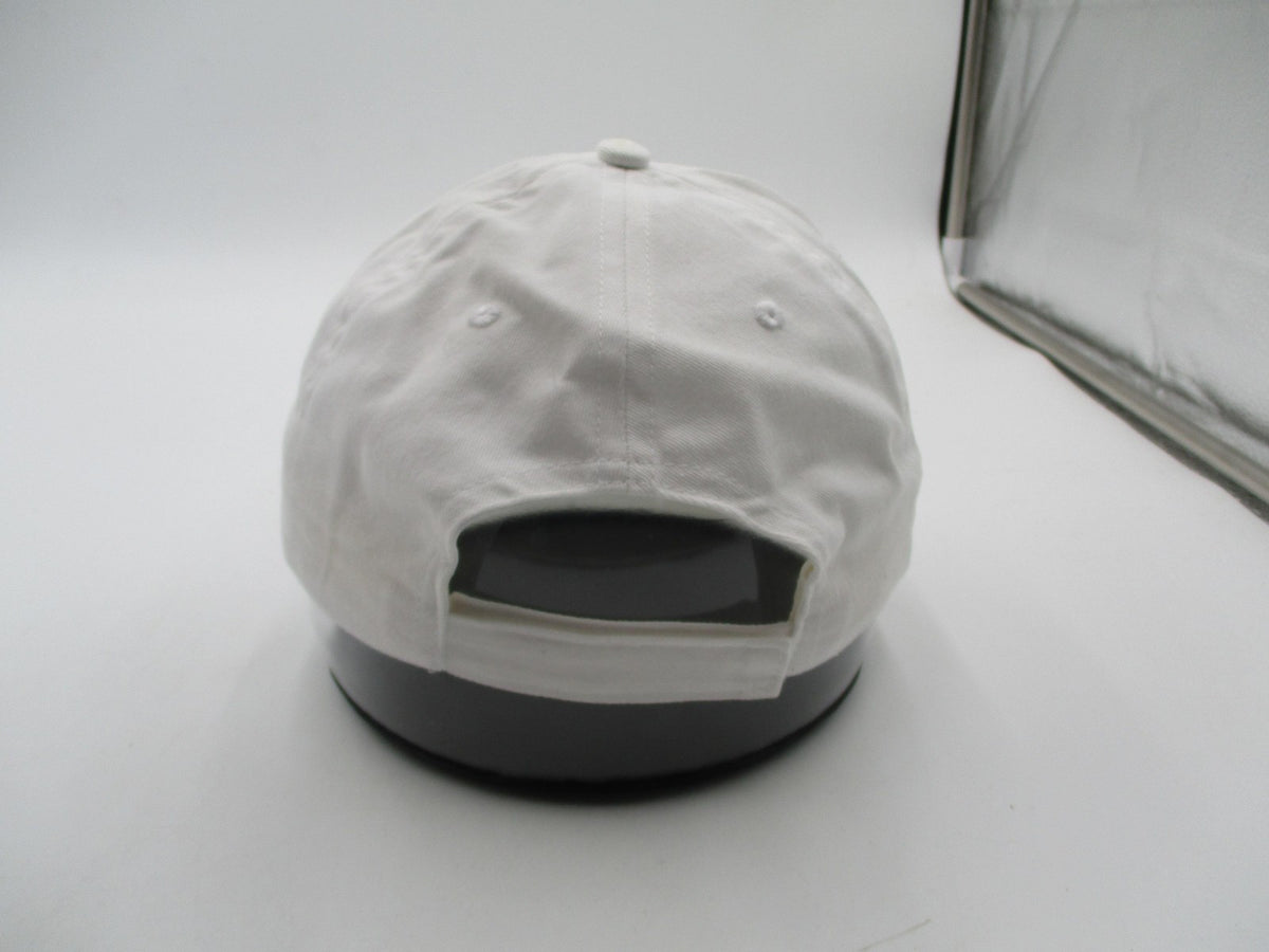 BIG Hat Cap Strap Back Mens One Size White Cotton Twill Baseball Dad Classic5