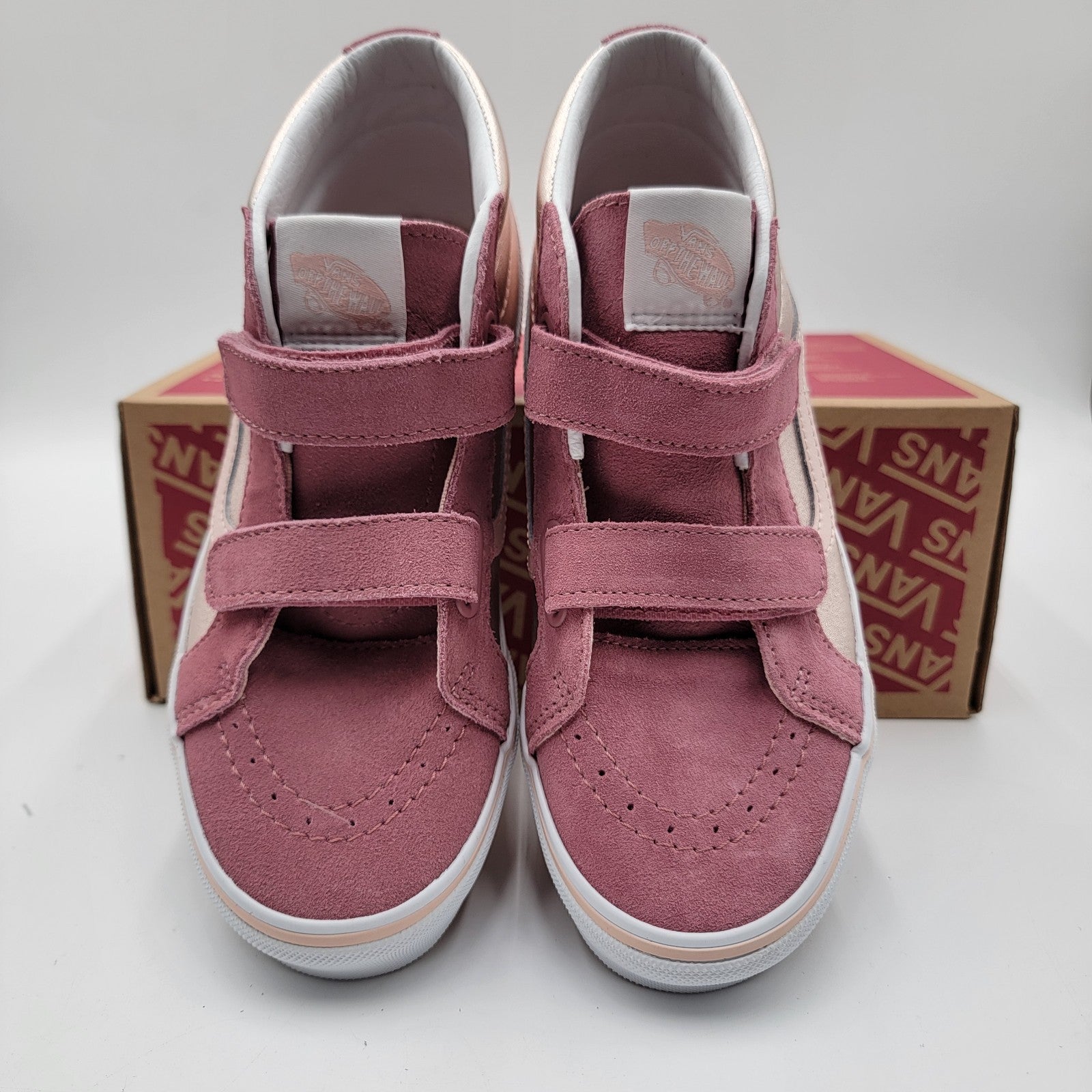 Vans OTW Junior Sk8-Mid Reissue V Metallic Pop Pink Sz 5.5 VN0A4UI5PNK NIB2