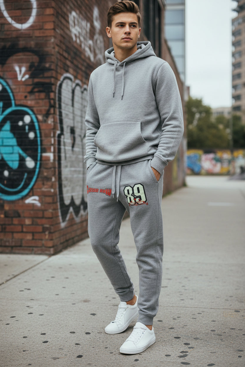 G-Star RAW Skyline SW Pants Mens XS Gray Fleece Joggers Sweatpants 89 Graphic0