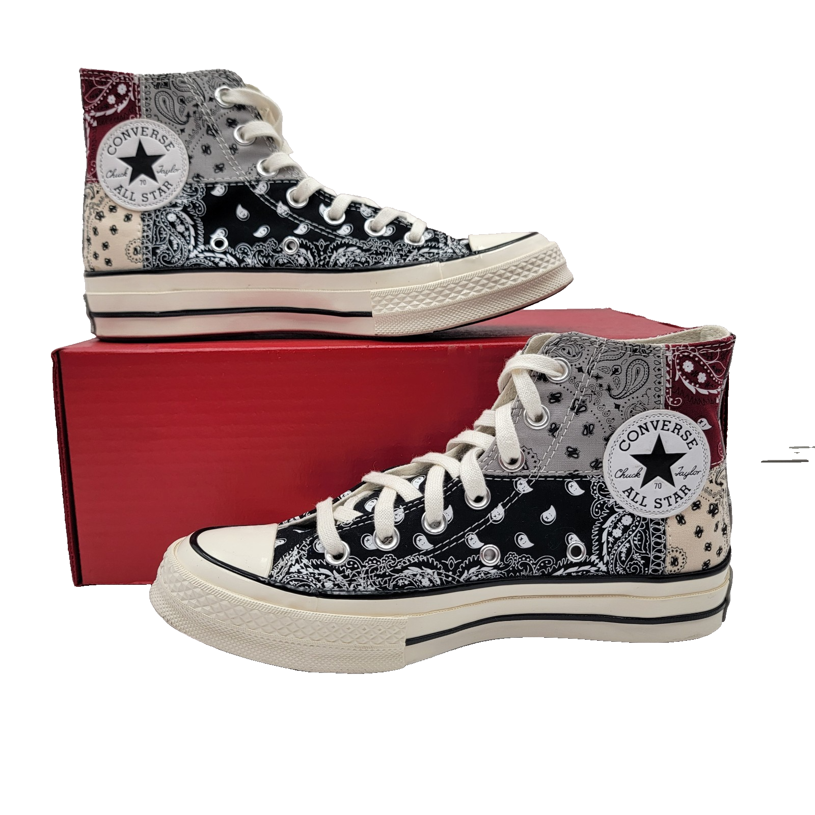 Converse Offspring x Chuck 70 High 'Paisley Patchwork' Mens Sz 5 169880C