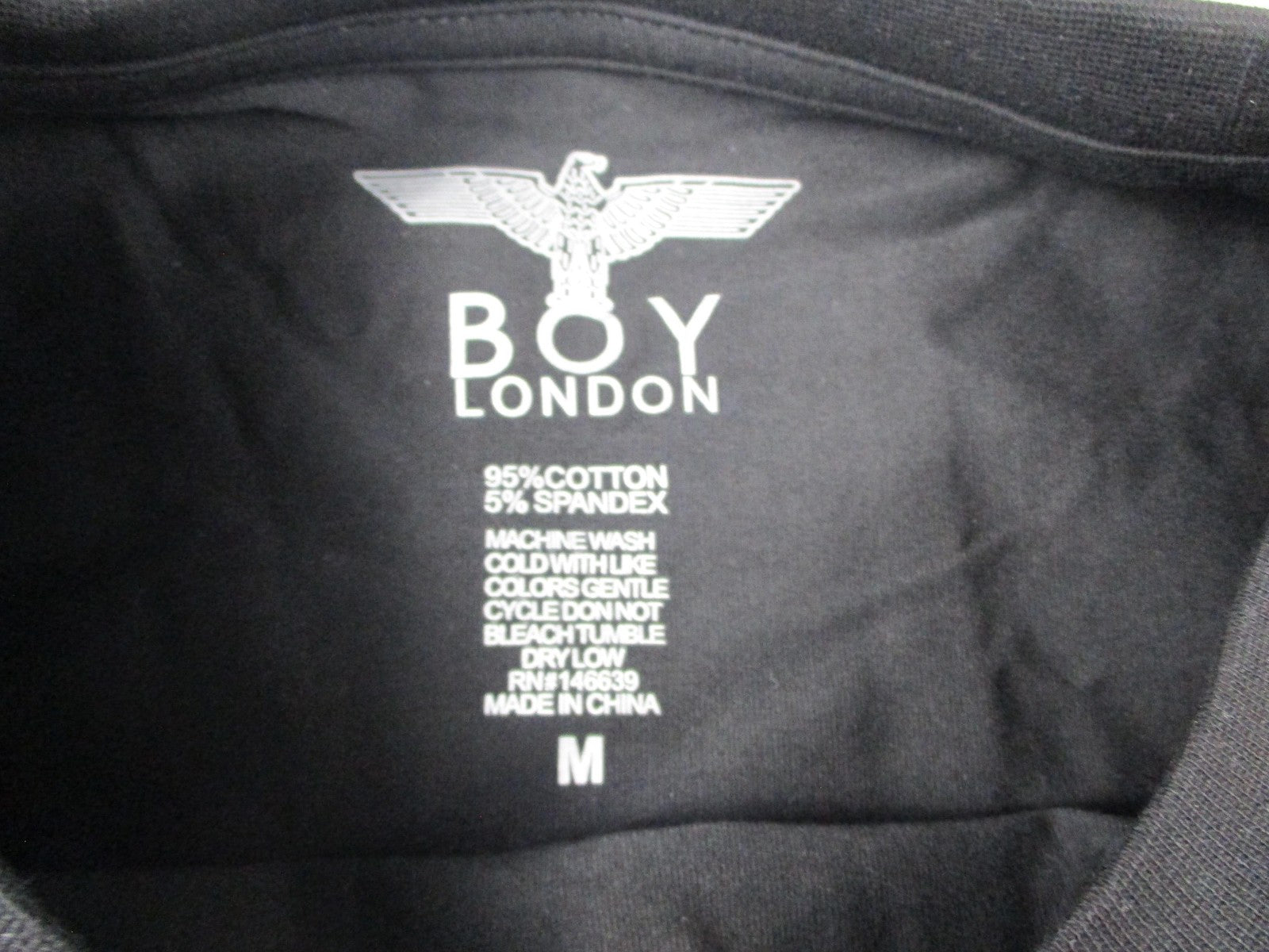 Boy London Shirt Mens Medium Black Pink Logo Graphic Streetwear TShirt Tee 13122