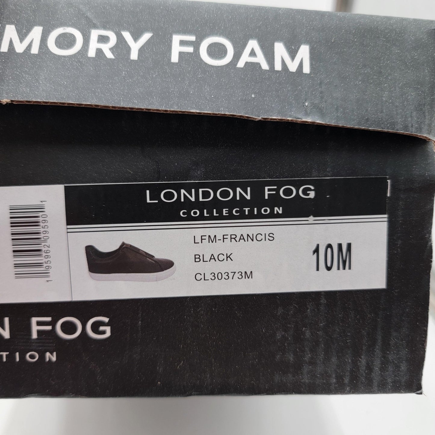 London Fog Collection Shoes Mens Size 10 Francis Memory Foam Slip On Sneakers9