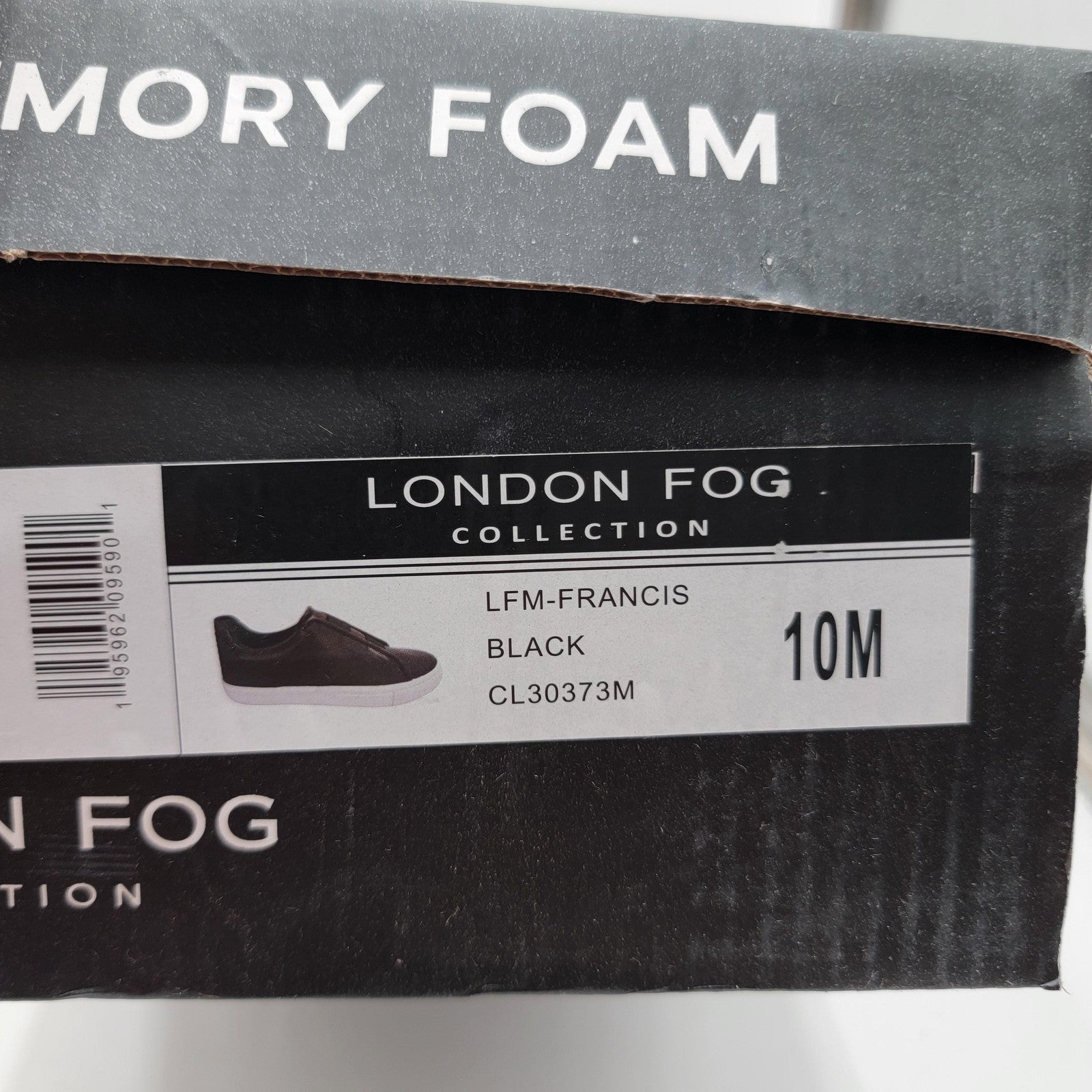 London Fog Collection Shoes Mens Size 10 Francis Memory Foam Slip On Sneakers9