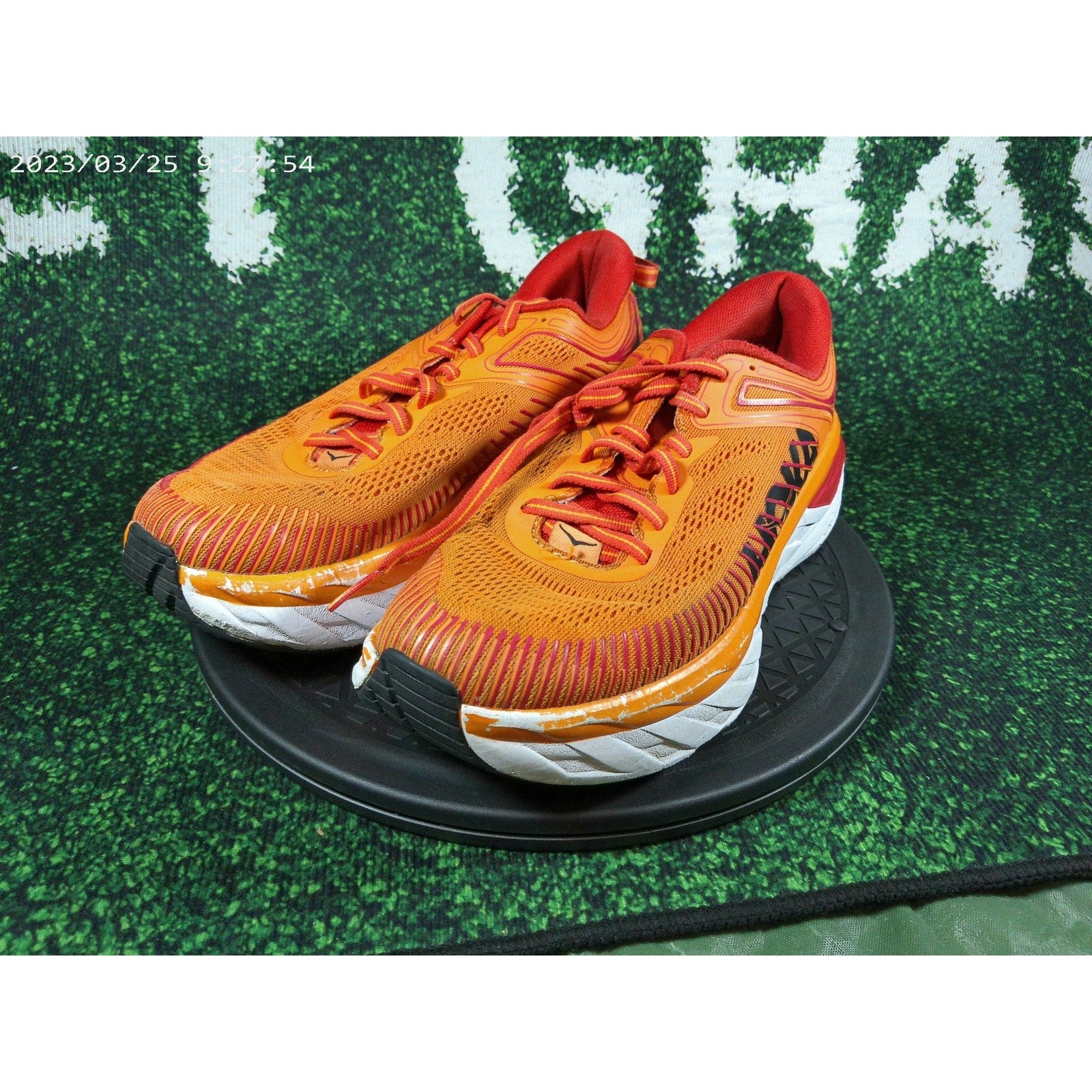 Hoka Bondi 7 'Persimmon Orange' Sz 8 1110518 POFS