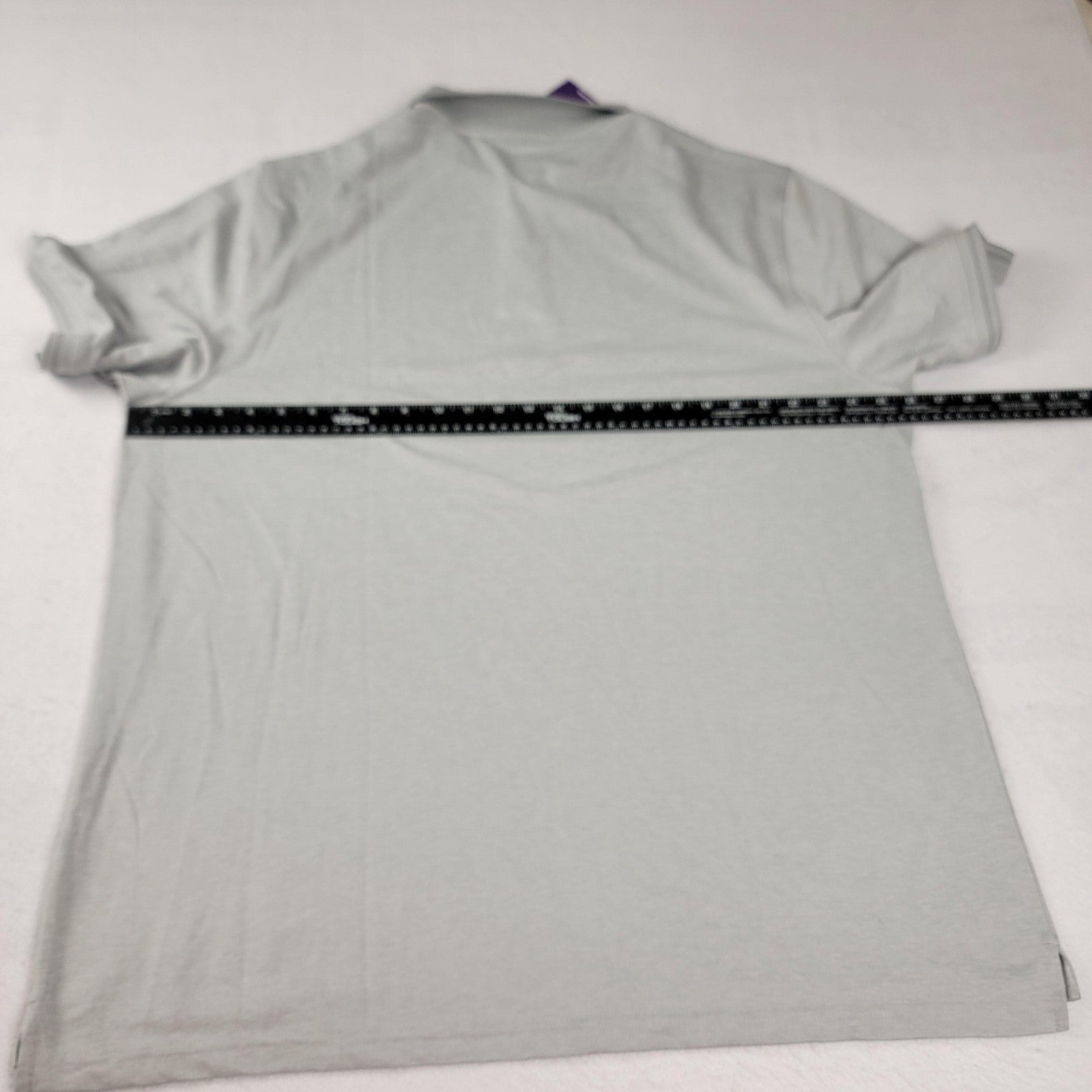 Page & Tuttle + Members Mark Polo Shirt Men 2XL Gray Micro Tech Performance 10985